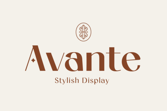 Avante: A Modern Sans-Serif Font for Luxury Craft Designs