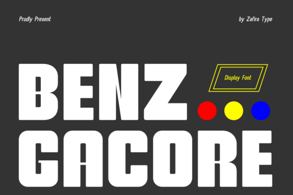 Benz Gacore: The Modern Display Typeface for Bold Campaigns