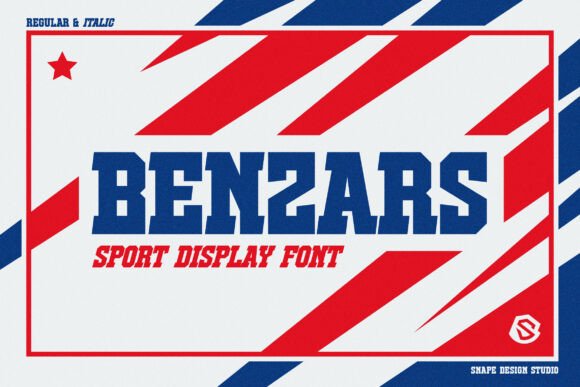 Benzars: The Ultimate Sport Font for Bold Editorial Design