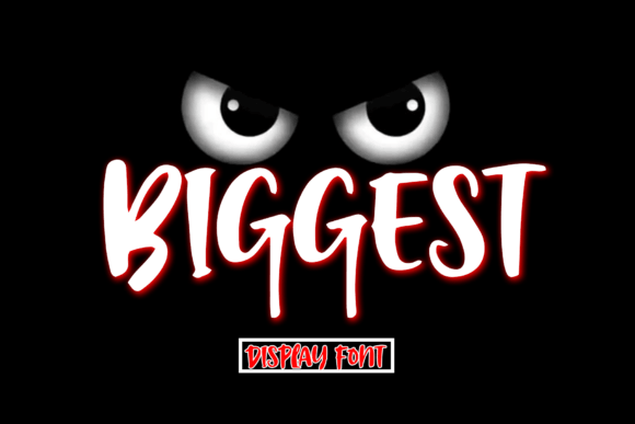 Biggest: A Whimsical Display Font for Editorial Design