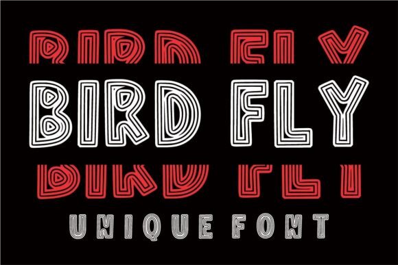 Bird Fly: The Retro Display Font for Bold Brand Identity