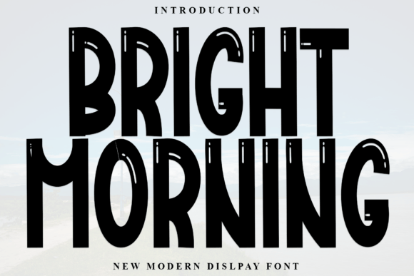 Bright Morning: A Warm Display Typeface for Editorial Design