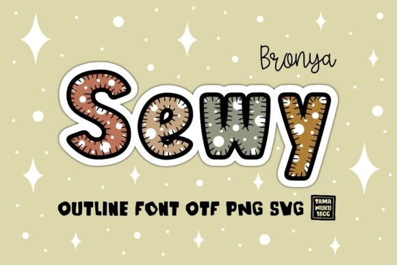 Bronya Sewy: The Outline Display Font for Scroll-Stopping Visuals