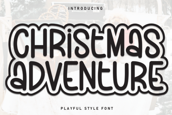 Christmas Adventure: A Whimsical Handwritten Display Font for Editorial Design