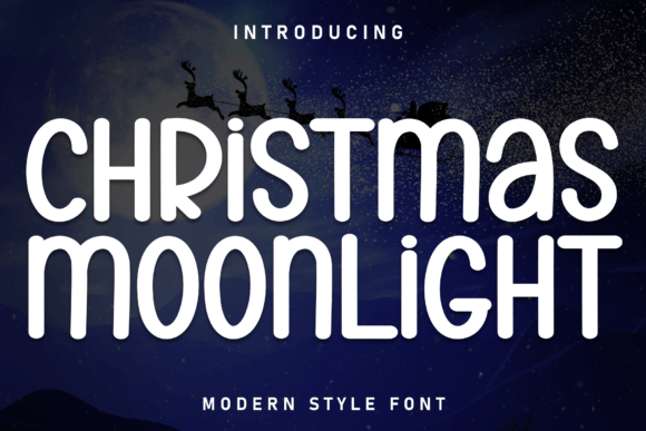 Christmas Moonlight: The Festive Display Font for Holiday Campaigns