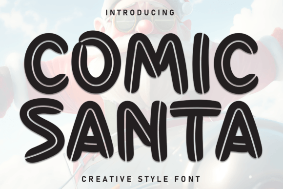 Comic Santa: A Playful Display Font for Warm Branding