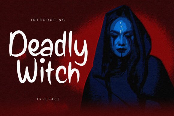 Deadly Witch: A Spooky Display Typeface for Handmade Creators