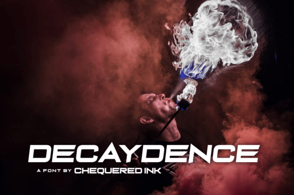 Decaydence: A Unique Hand-Crafted Display Font for Branding