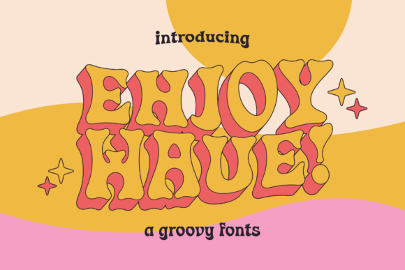 Enjoy Wave: The Retro Display Font for Authentic Brand Identity