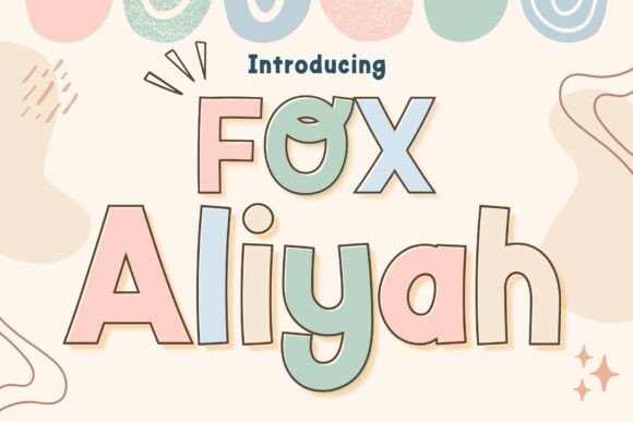 Fox Aliyah: A Bold Display Font for Engaging Editorial Design
