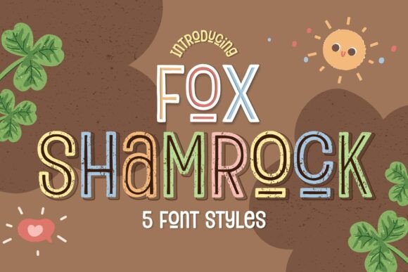 Fox Shamrock: The Cute Display Font for Handmade Creators