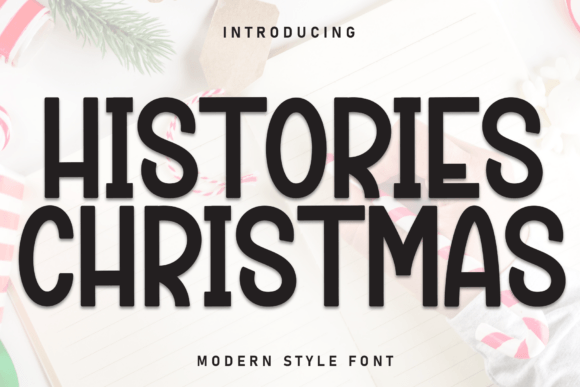 Histories Christmas: A Sweet Handwritten Display Font for Branding