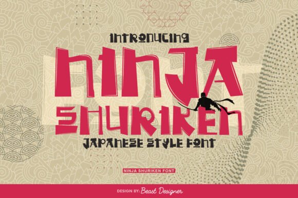 Ninja Shuriken: The Bold Typeface for Sharp Brand Identity