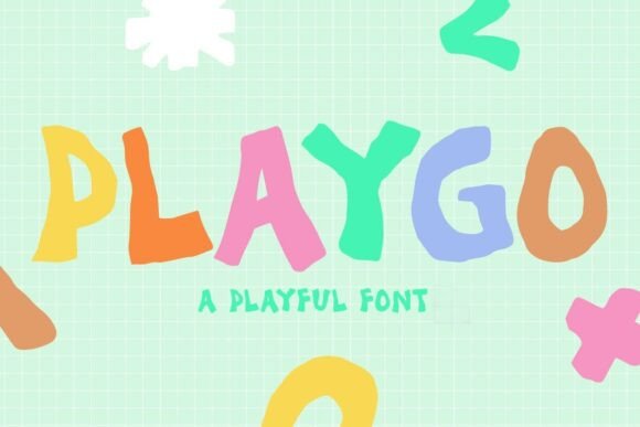 Playgo: A Hand-Drawn Display Font for Playful Editorial Design