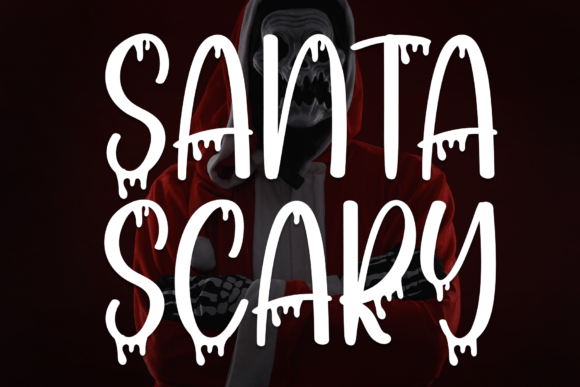 Santa Scary: The Handwritten Display Font for Joyful Campaigns