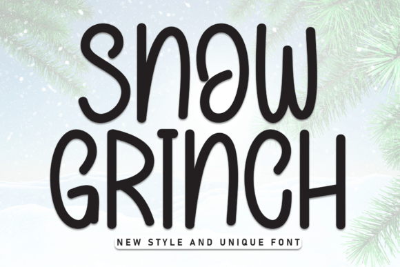 Snow Grinch Font Review for Handmade Brands