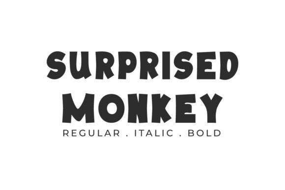 Surprised Monkey Font: A Playful Display Typeface for Modern Web Design