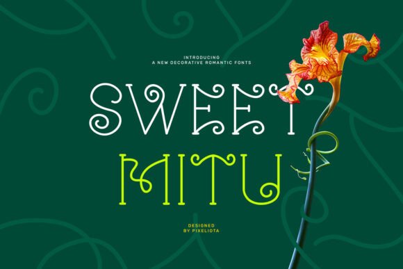 Sweet Mitu: The Playful Display Font for Memorable Campaigns