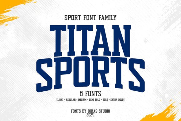 Titan Sports: The Bold Typeface for High-Impact Branding