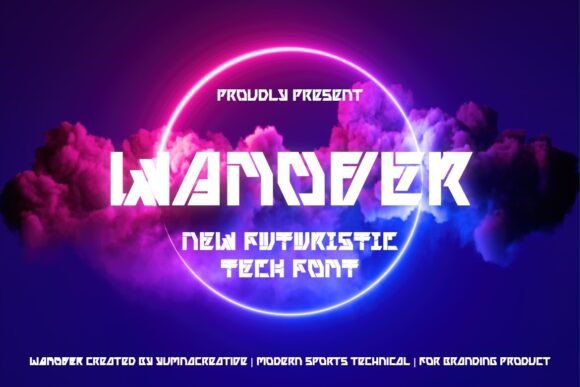 Wanover: The Futuristic Techno Font for Modern Display Designs