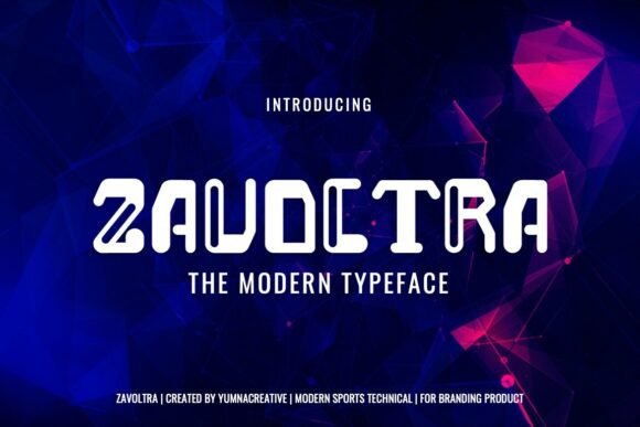 Zavoltra: The Modern Display Font for Bold Branding